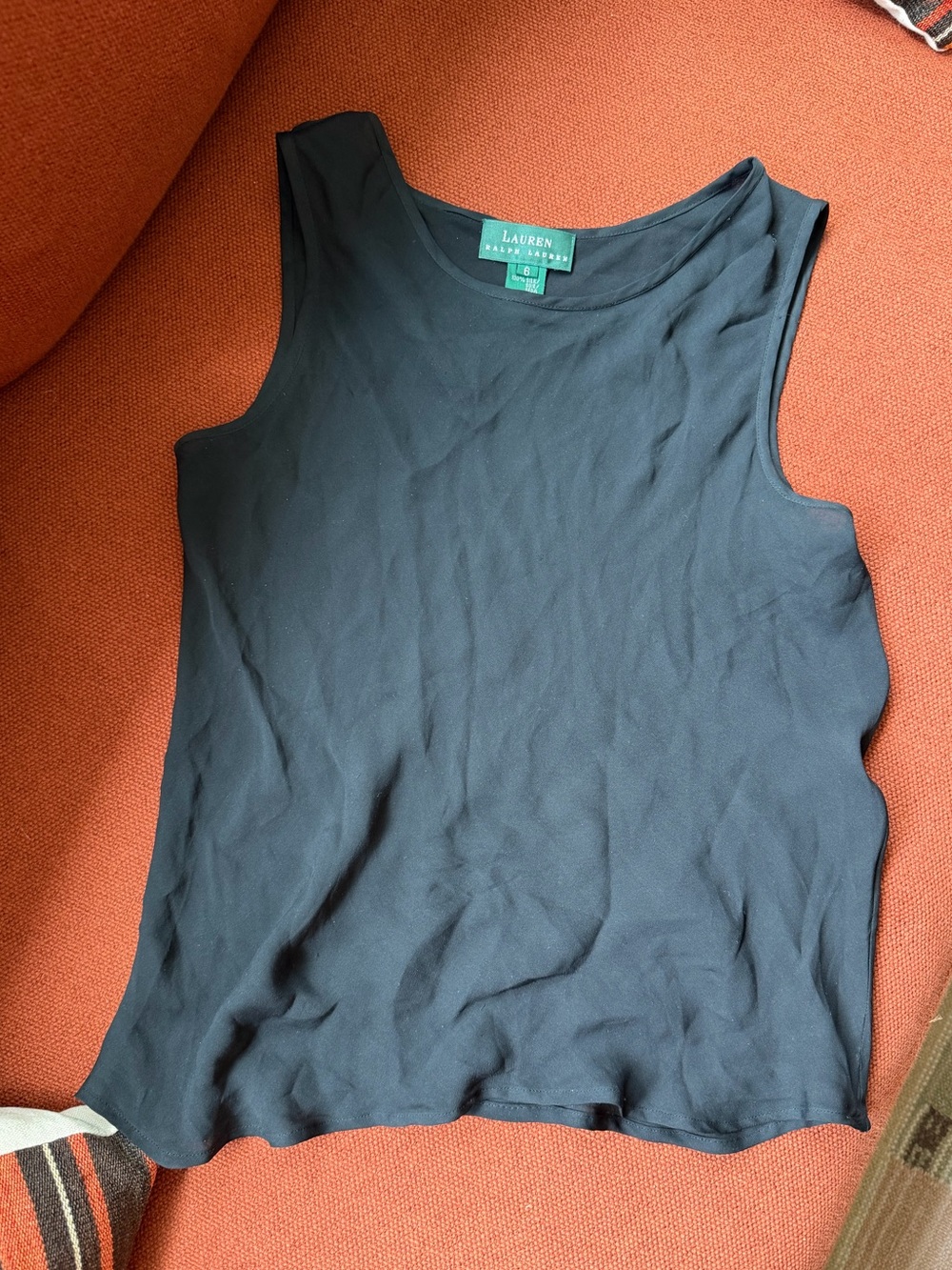 Ralph Lauren silk tank. M